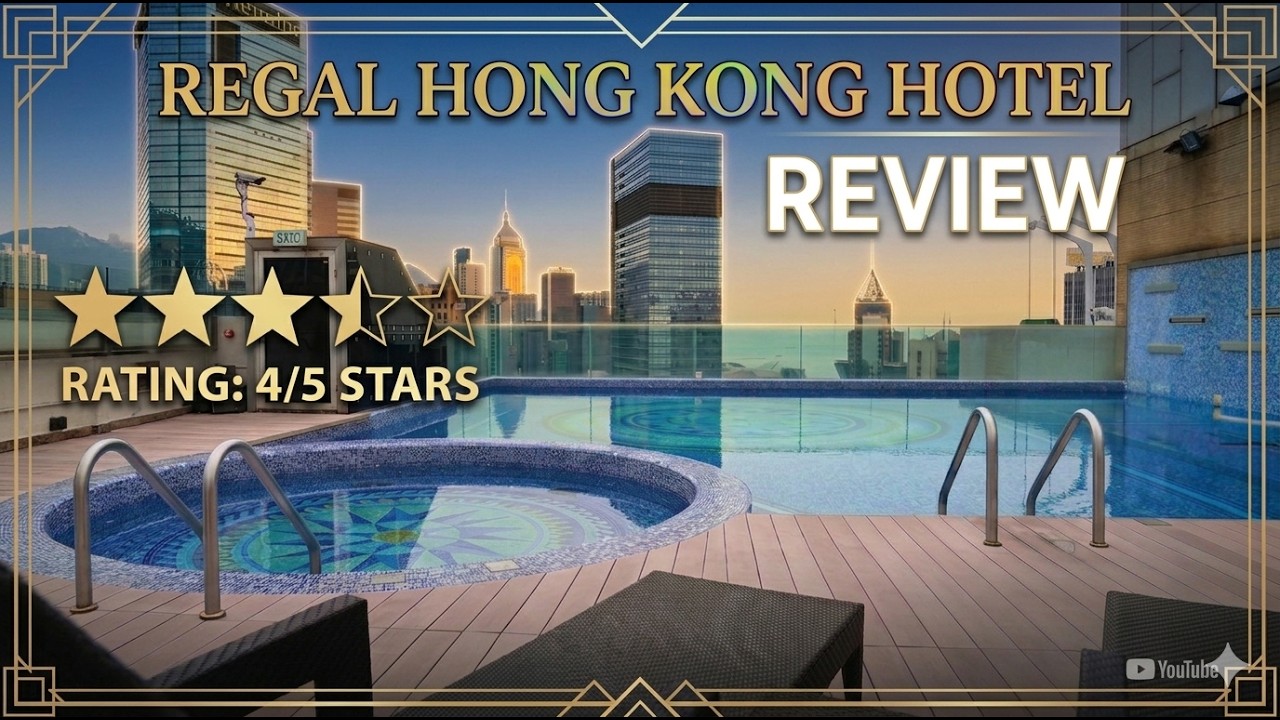 I stayed right in the middle of Hong Kong - Regal HongKong Hotel in Causeway Bay 富豪香港酒店 (中文字幕)