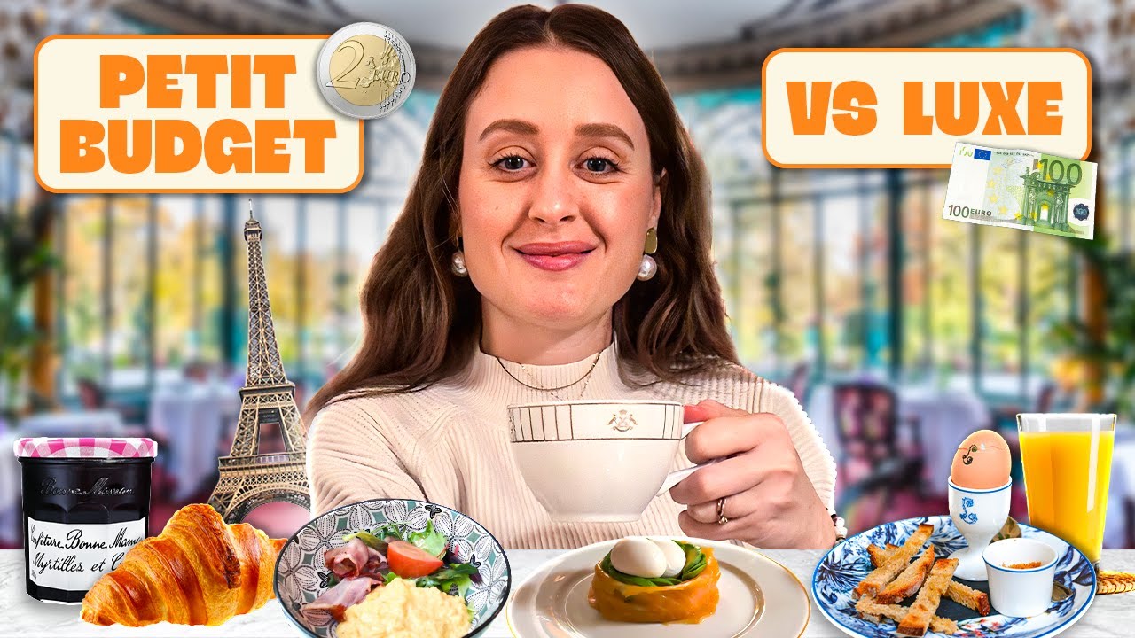 PETIT BUDGET VS LUXE 💶 : Je teste 3 petits-déjeuners à Paris ! ☕️🥐