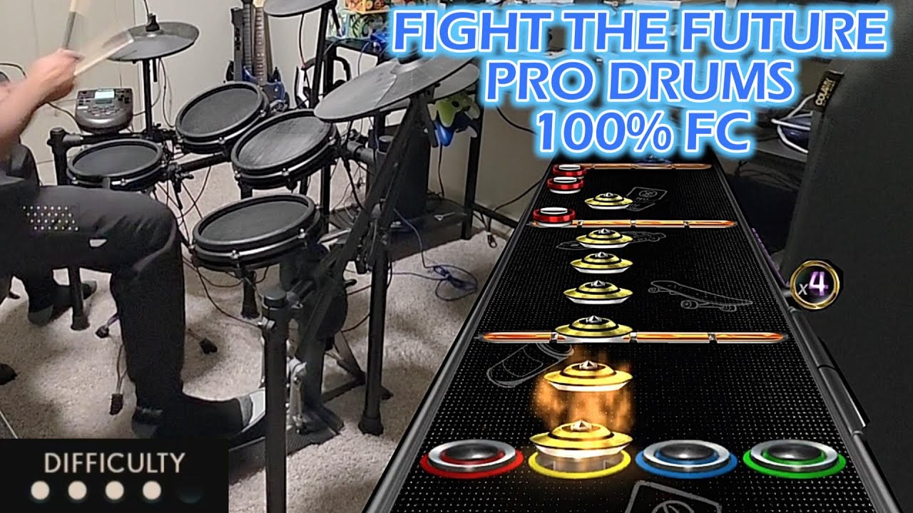 Clone Hero - Fight The Future by Four Year Strong - Pro Drums 100% FC