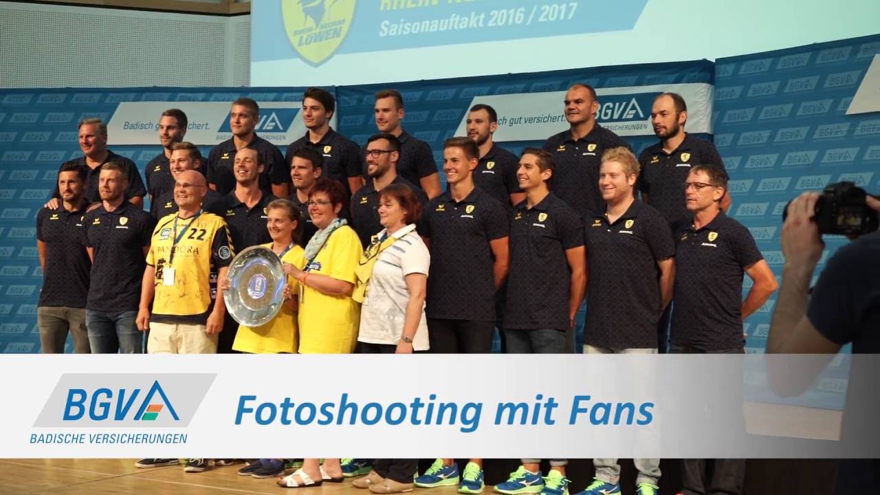 Die Saisoner&ouml;ffnung der Rhein-Neckar L&ouml;wen im BGV-Lichthof 2016