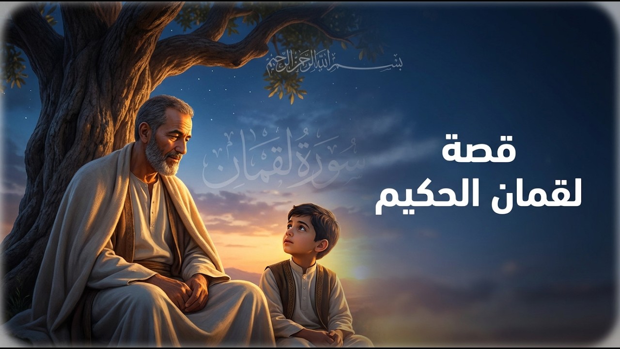 قصة لقمان الحكيم كاملة بأسلوب قصصي مؤثر | وصايا تُغيّر حياتك من سورة لقمان