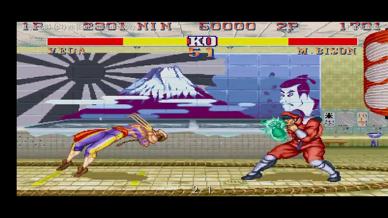 Street Fighter figter81 Vs Nedense
