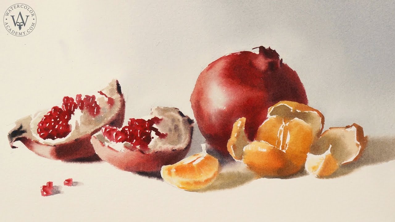 How to Paint a simple Still Life in Watercolor