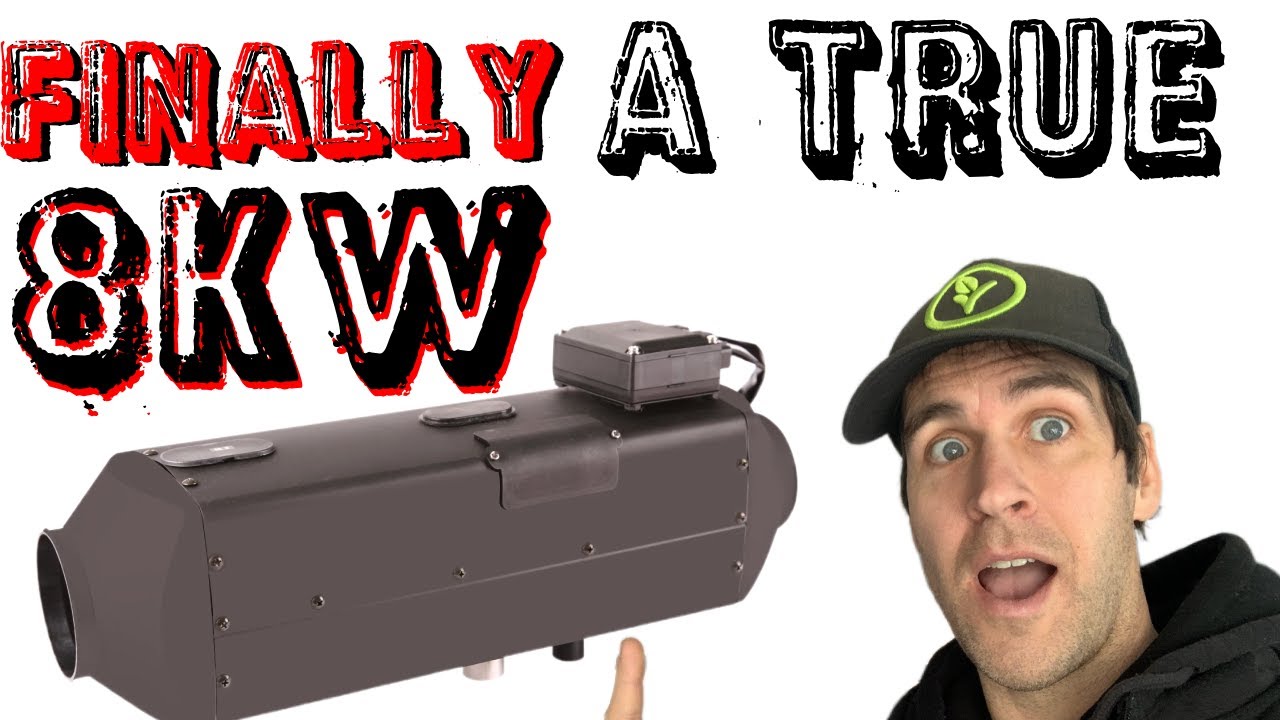 HLN REAL 8kw  Diesel Air Heater Unboxing - Live Stream Edit (re-upload)
