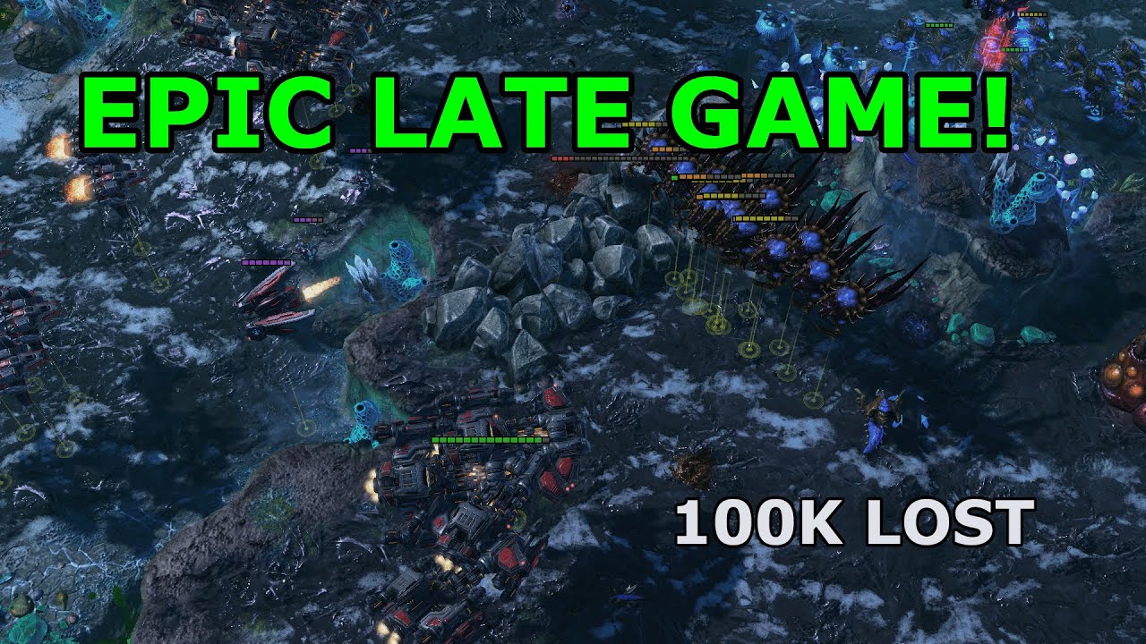 100K LATE GAME - BenBotBC vs Eris - Starcraft 2 AI