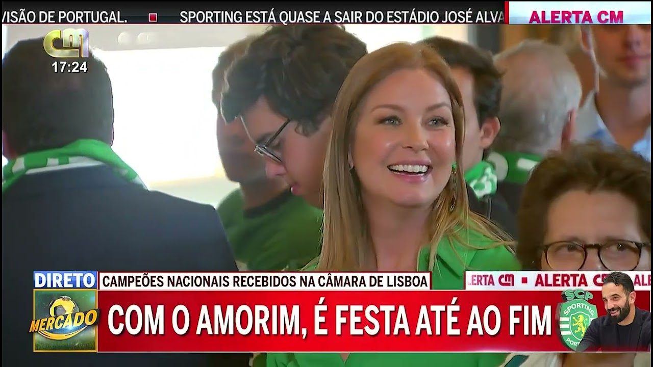 #SportingCampeão - Cerimónia Câmara Municipal Lisboa - CMTV - 20/05/2024
