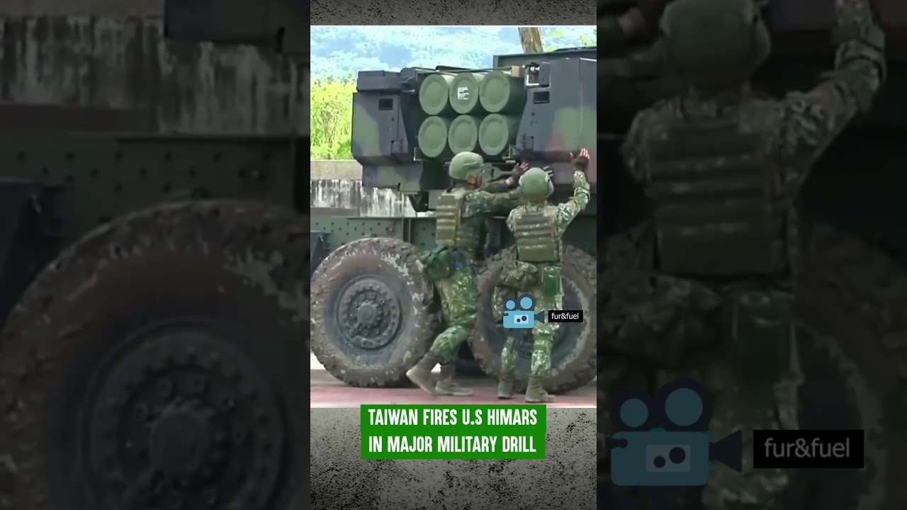 Taiwan Fires U.S. HIMARS in Massive Military Drill 2025 #militarytech #militaryshorts #military