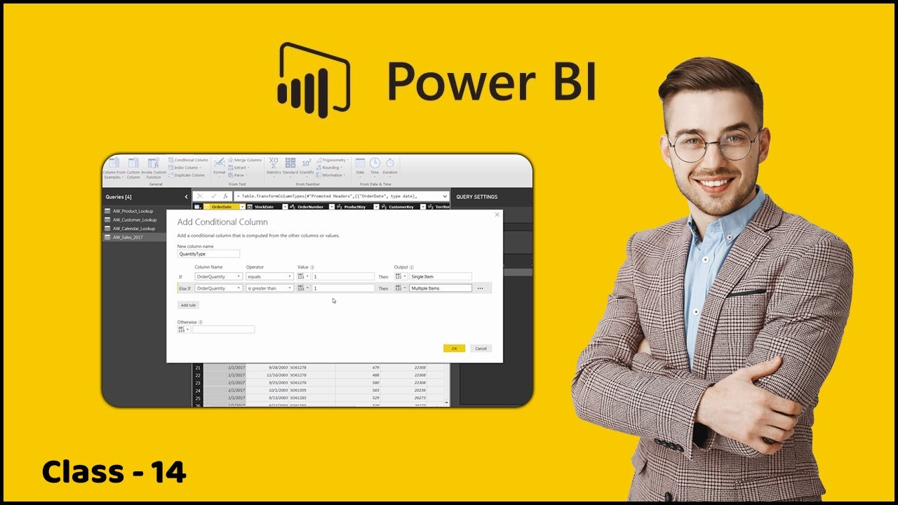 3.8 Power BI Generating Index & Conditional Columns | Connecting & Shaping Data| Learn Power BI 2022