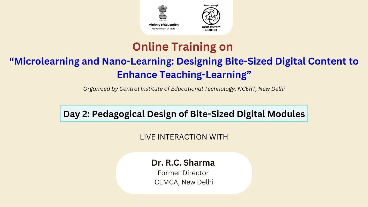 Day 2: Pedagogical Design of Bite-Sized Digital Modules |