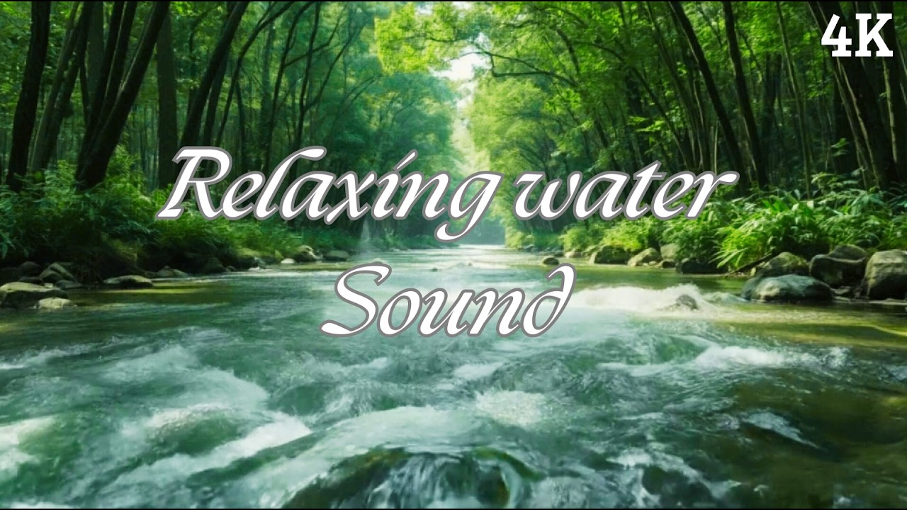 Peaceful Jungle River 🌿 Crystal Stream Sounds for Meditation & Yoga