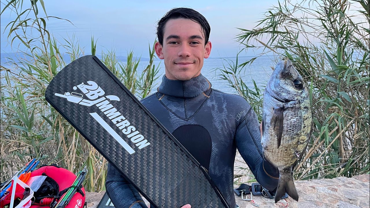 PÊCHER ET CUISINER DU SAR CHASSE SOUS-MARINE EN CORSE 4K