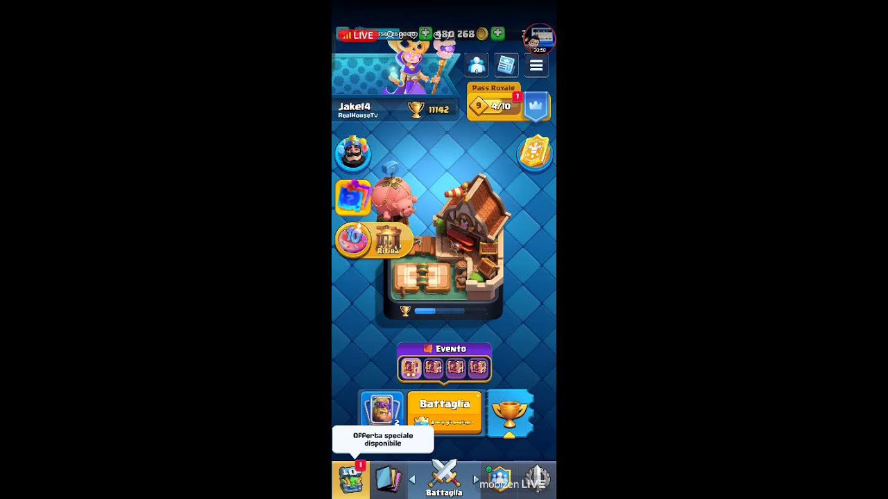 LIVE SU CLASH ROYALE CON GLI ISCRITTI!!
