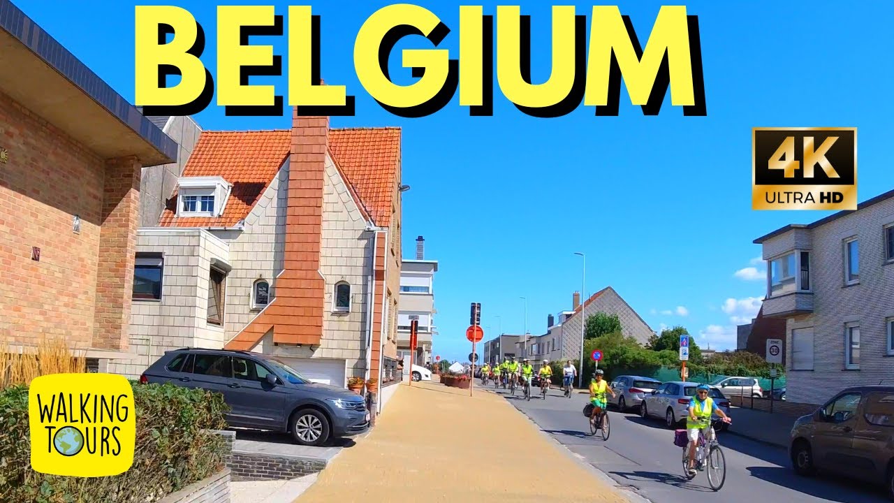 Oostende in Belgium part 1 | 4K Walking Tour
