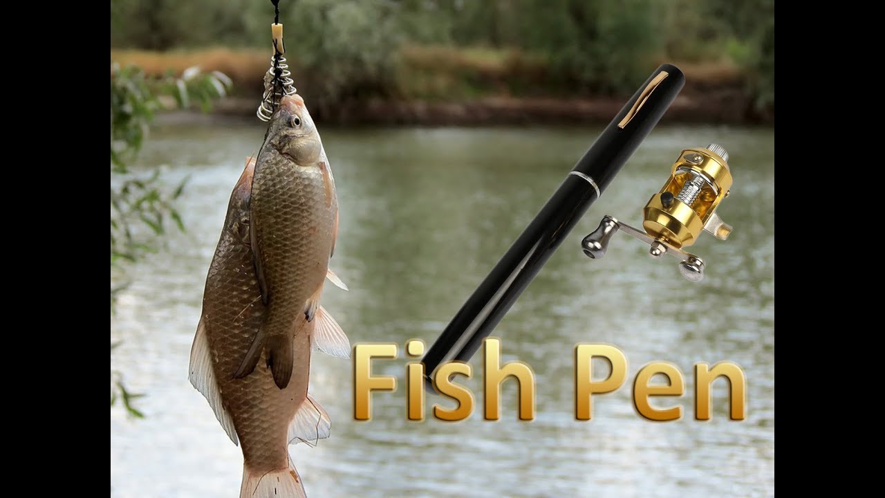 Распаковка и краткий обзор удочки ручки - Fish Pen с Aliexpress