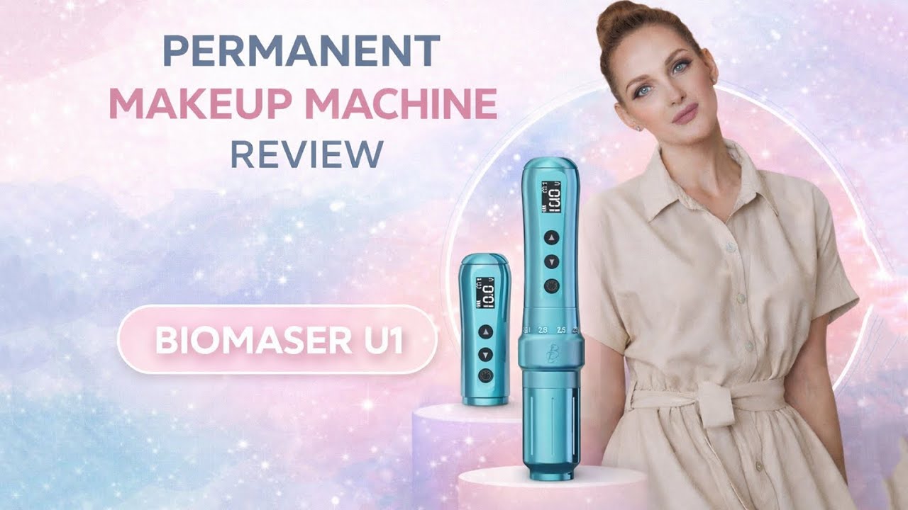 Biomaser U1 Unboxing and Review | Wireless Permanent Makeup and Tattoo Machine | Olga Yakovleva