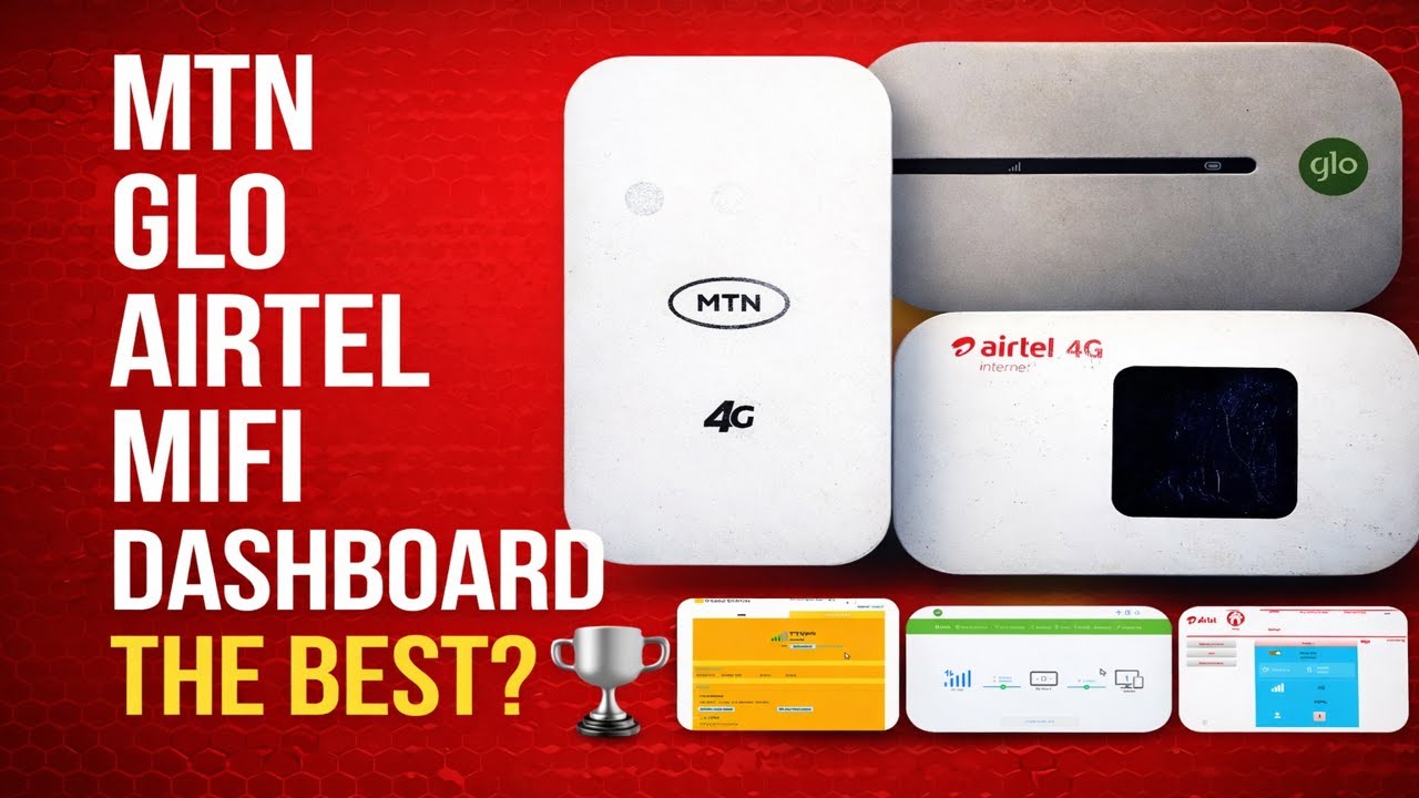 Панель управления роутерами MiFi 4G от MTN, Airtel и Glo — какой лучше?