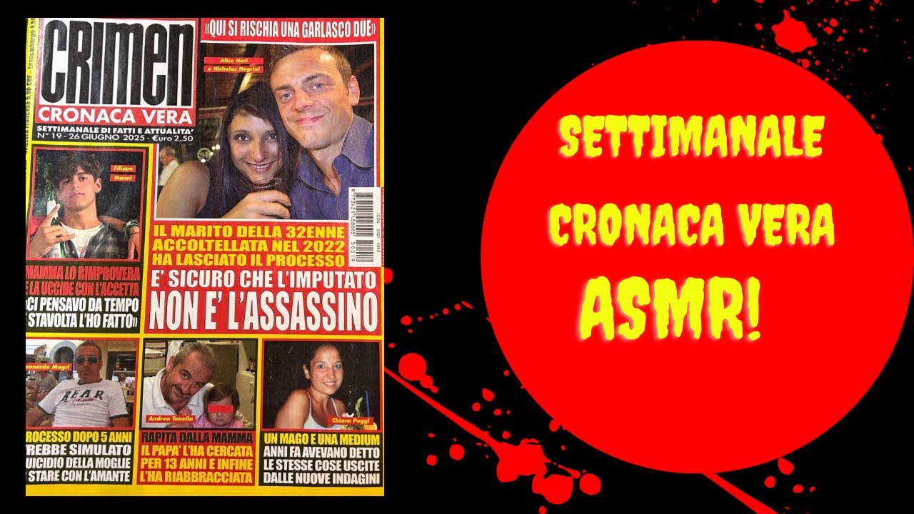 ASMR 🎧 // Settimanale Cronaca Vera