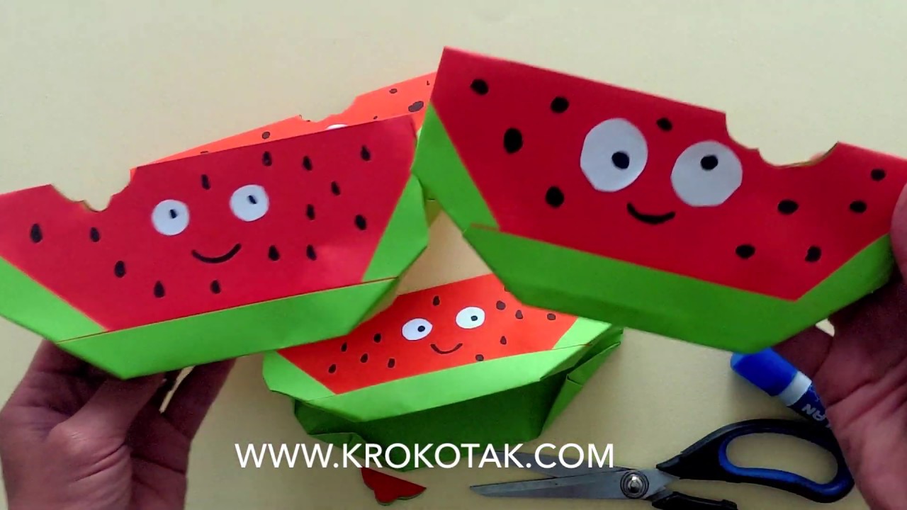 Origami Watermelon