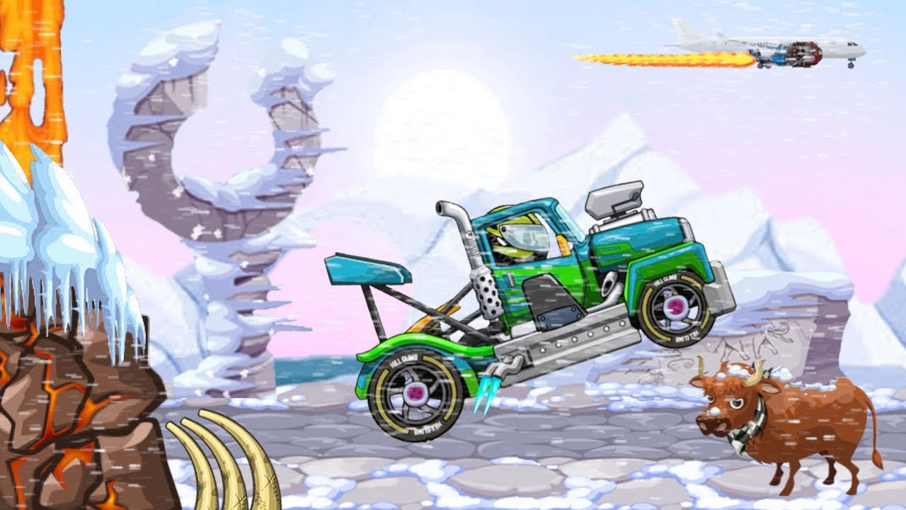 I got 5 new 10km using my skills | Hill climb Racing 2
