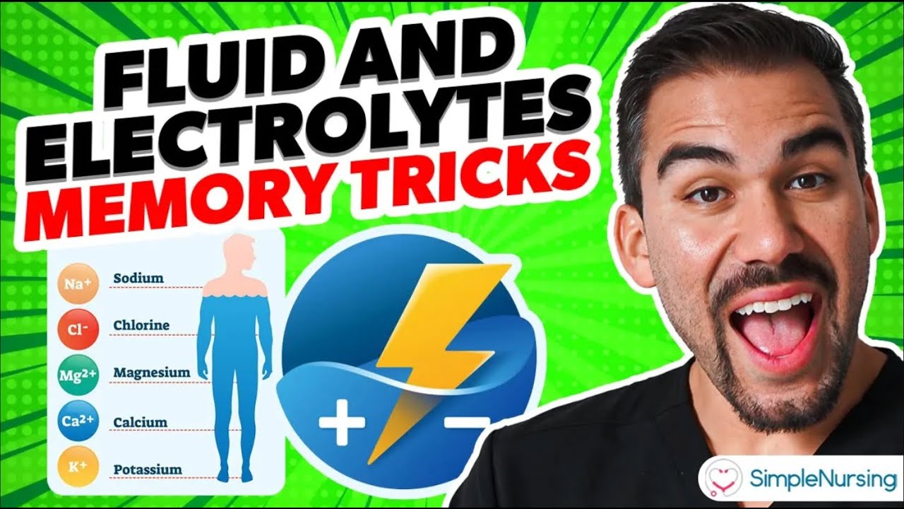 Fluid and Electrolytes Visual Memorization Tricks for NCLEX RN & LPN