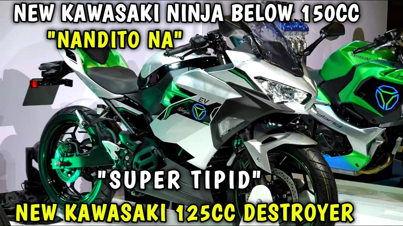 NEW KAWASAKI NINJA NA BELOW 150CC DUMATING NABA SA PILIPINAS? ANG TATALO SA MGA 125CC SA BANSA !!