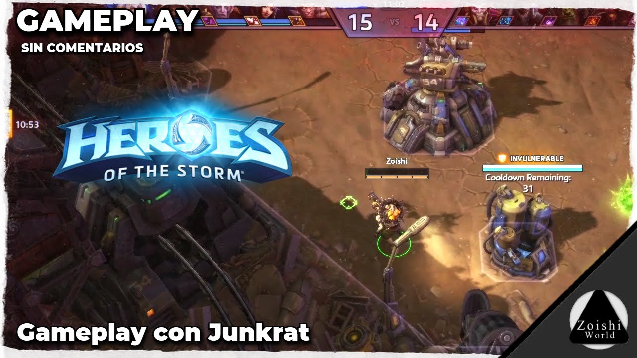 Una partida tranquila con Junkrat | HEROES OF THE STORM