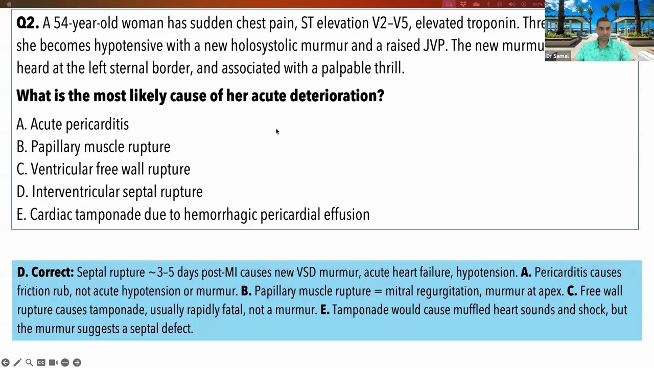 USMLE Step 1 Question Review | Cardiovascular Pathology Made Simple 1