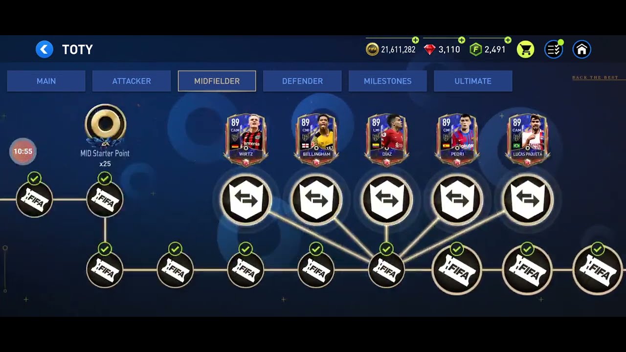 FIFA MOBILE 22 - MEGA OPENING TOTY 30 PACZEK + NOWY EVENT