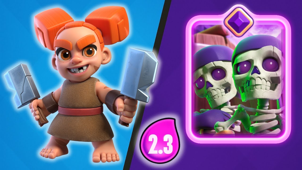🔥⚡ ¡El MAZO más RÁPIDO y LETAL de Clash Royale! 💥 (2.3 Elixir INDESTRUCTIBLE) 😱🃏