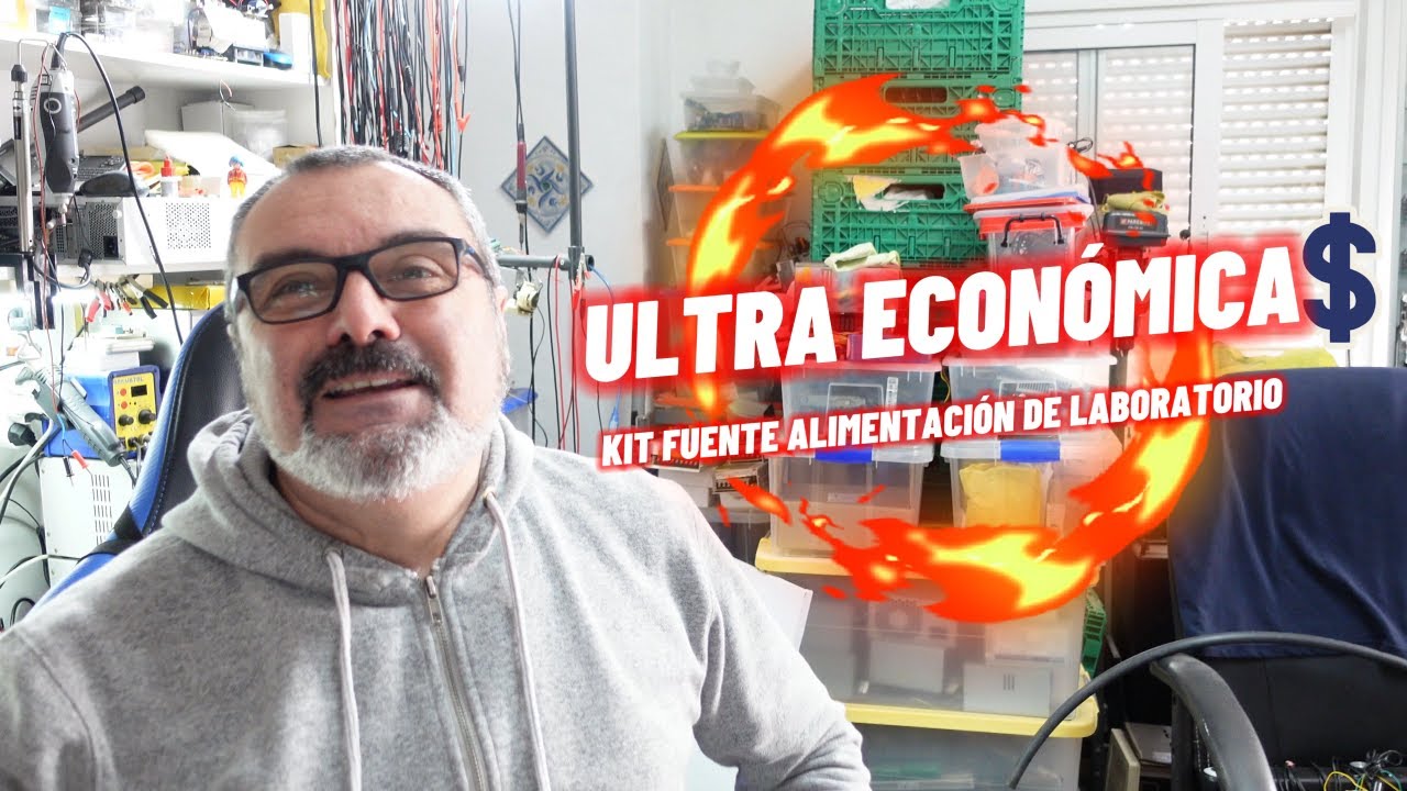 KIT FUENTE ALIMENTACION DE LABORATORIO ULTRA ECONÓMICA⚡RIESGO ELÉCTRICO⚡