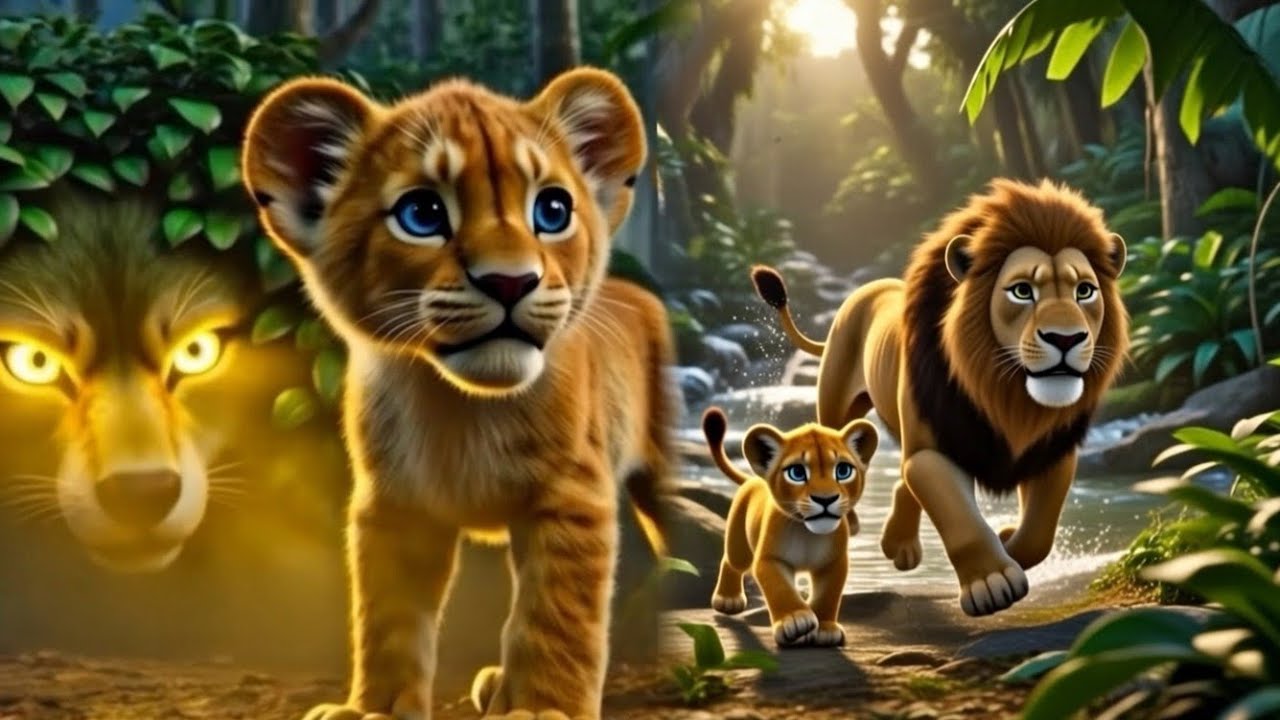Brave Little Lion’s Journey 🦁 | Lost in Jungle to Hero of the Wild | Emotional Cinematic Story