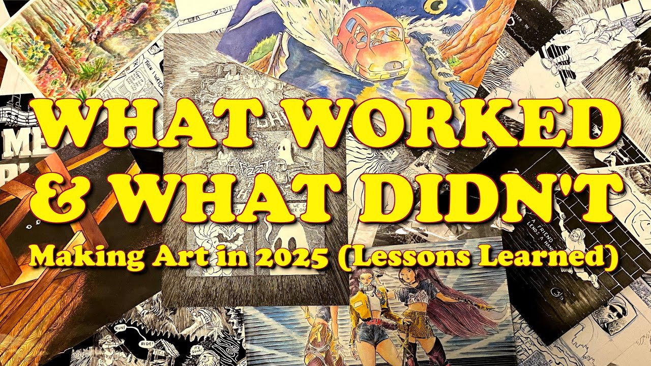 Art Year in Review: Comics, Cons, Burnout & Lessons for 2026