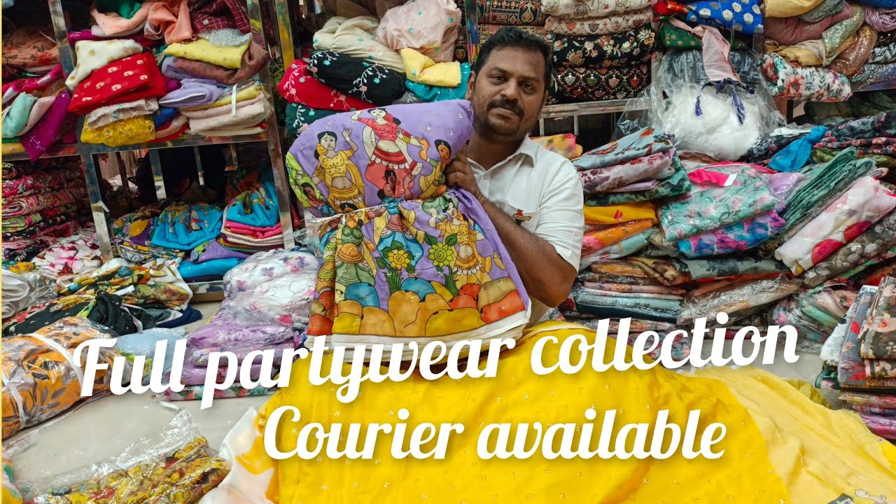 Guntur Vasavi complex నారీ fashion's లో అదిరిపోయే 🎊💃Partywear fabrics 🌍 🚢