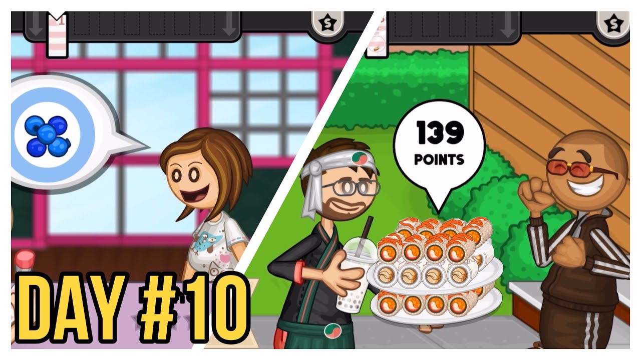 Papa's SUSHIRIA - The Most Satisfied And Generous Visitor Came