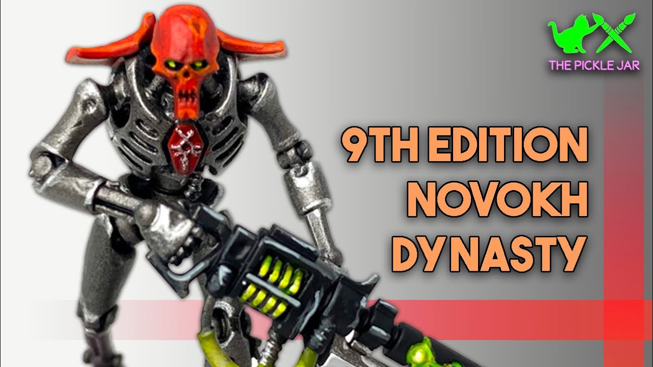 Paint AWESOME 40K 9th Edition Novokh Dynasty Necrons!
