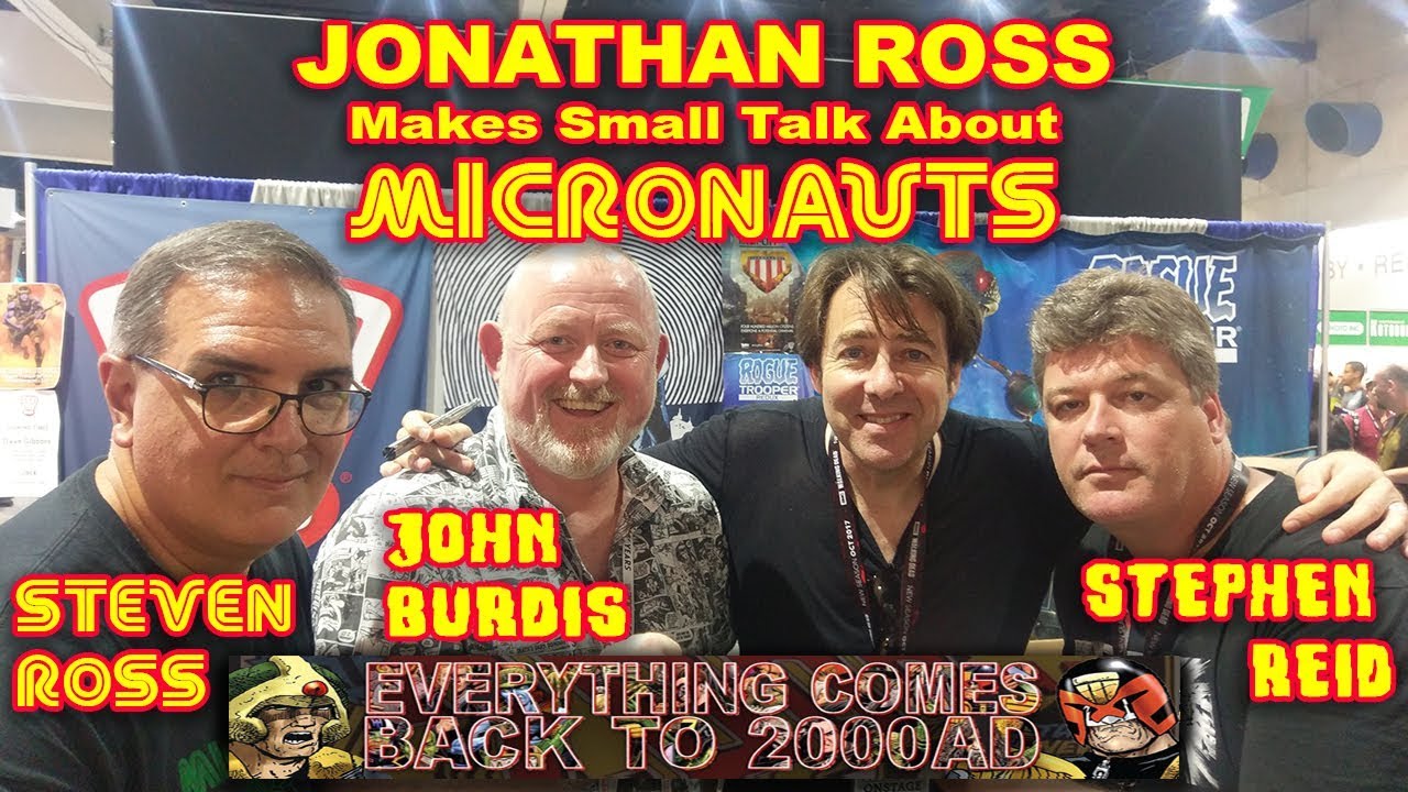 Jonathan Ross Small Talks Micronauts with Steven Ross from Everything Comes Back to 2000AD at SDCC