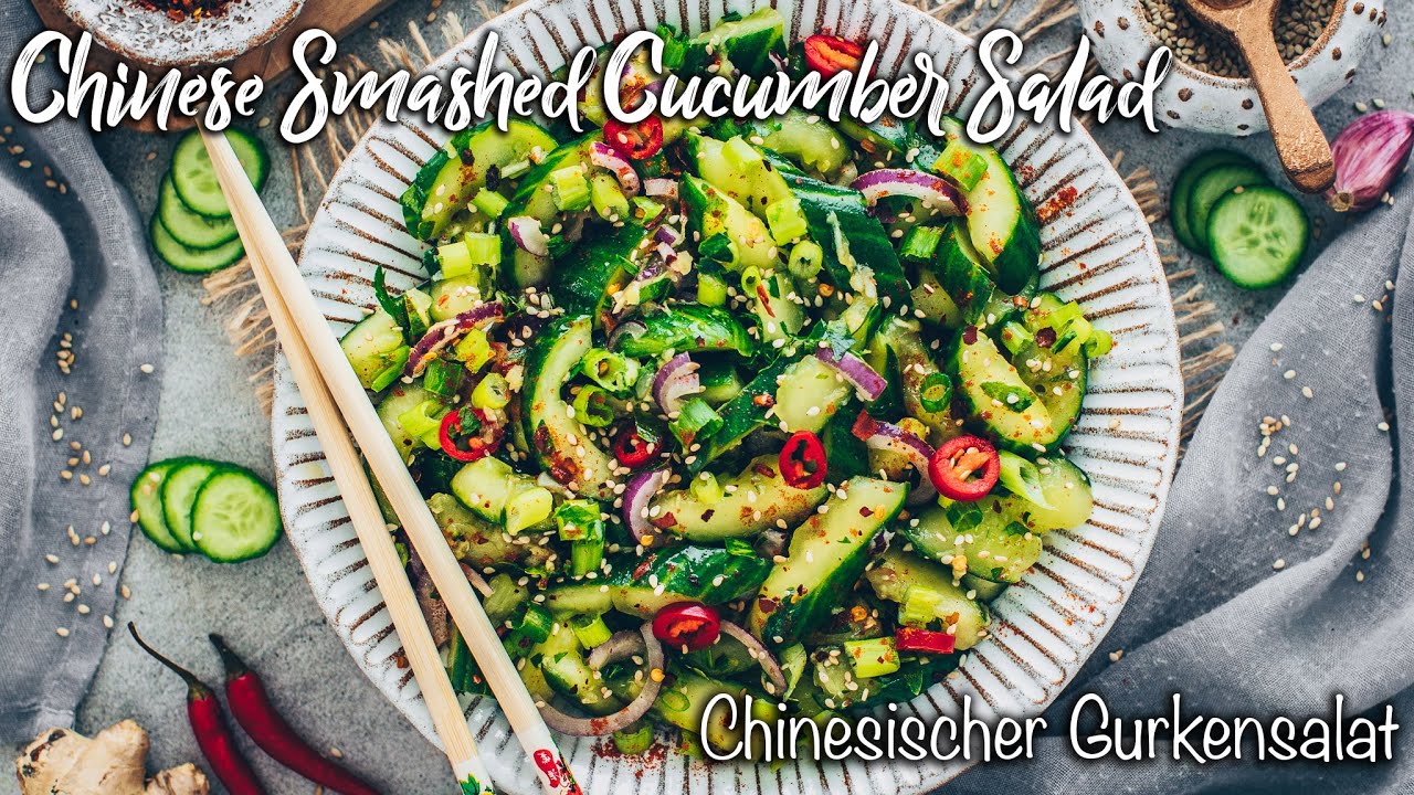 Chinesischer Gurkensalat *Super einfach, gesund und total lecker!*