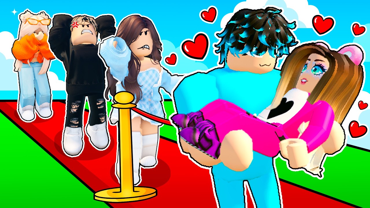 JUGAMOS ABRAZA O PASA con MI NOVIO en Roblox 😱😘