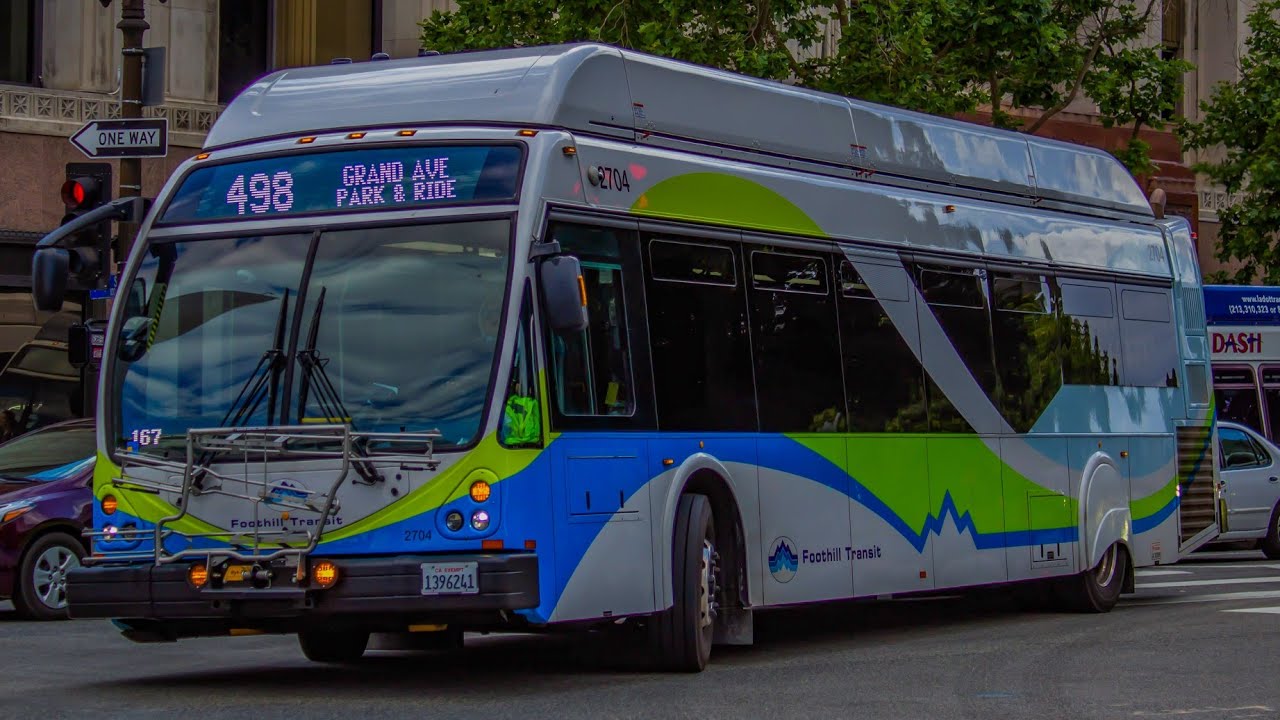 Foothill Transit 2019 ENC Axess BRT CNG 40' #2724 - Ride Video 
