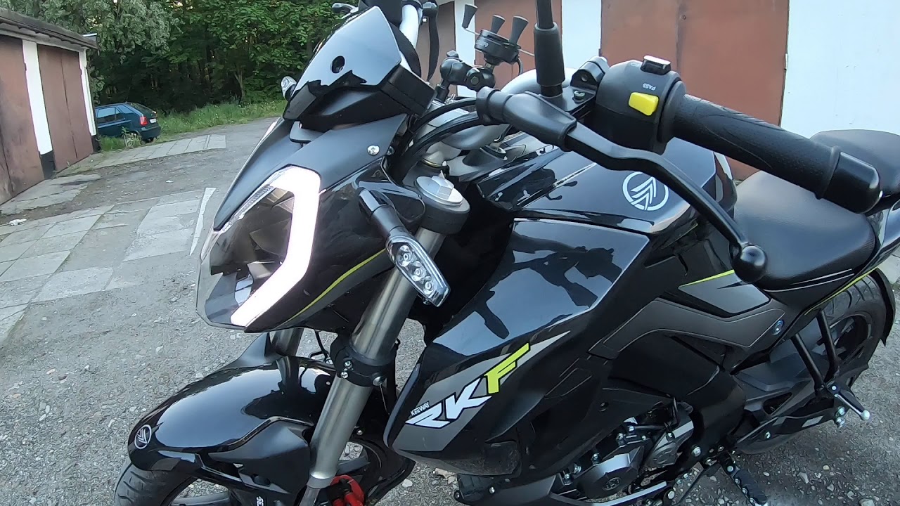 Keeway RKF 125i with fake akrapovic ( no db killer) WALK AROUND