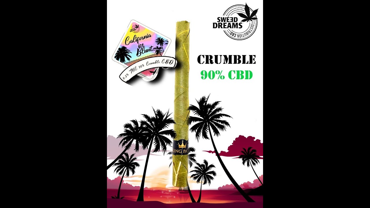 BLUNT CALIFORNIA ICE CBD 🤯  Crumble puro CBD al 90% by 🥬 Sweed Dreams CBD 💚