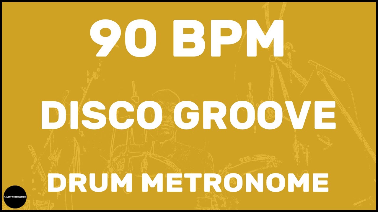 Disco Groove | Drum Metronome Loop | 90 BPM