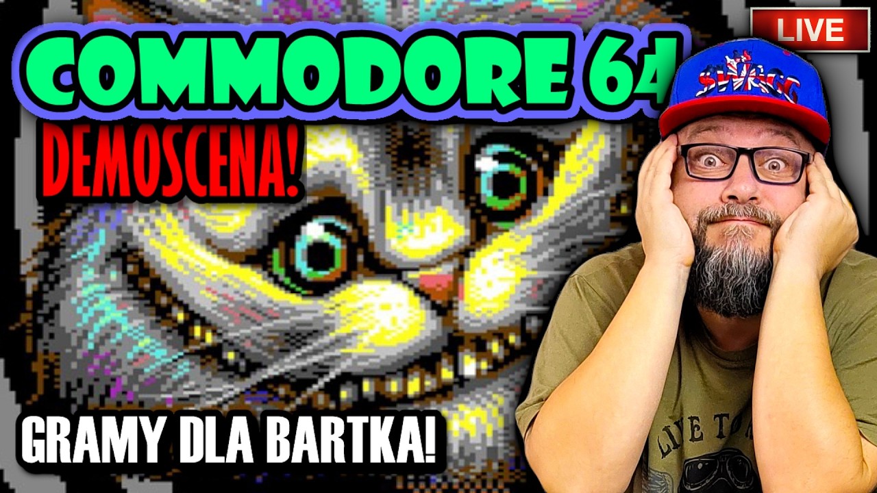 🔴 DEMOSCENA NA #COMMODORE 64 - GRAMY DLA BARTKA! RAZEM MOŻEMY WIĘCEJ! ❤️🔥
