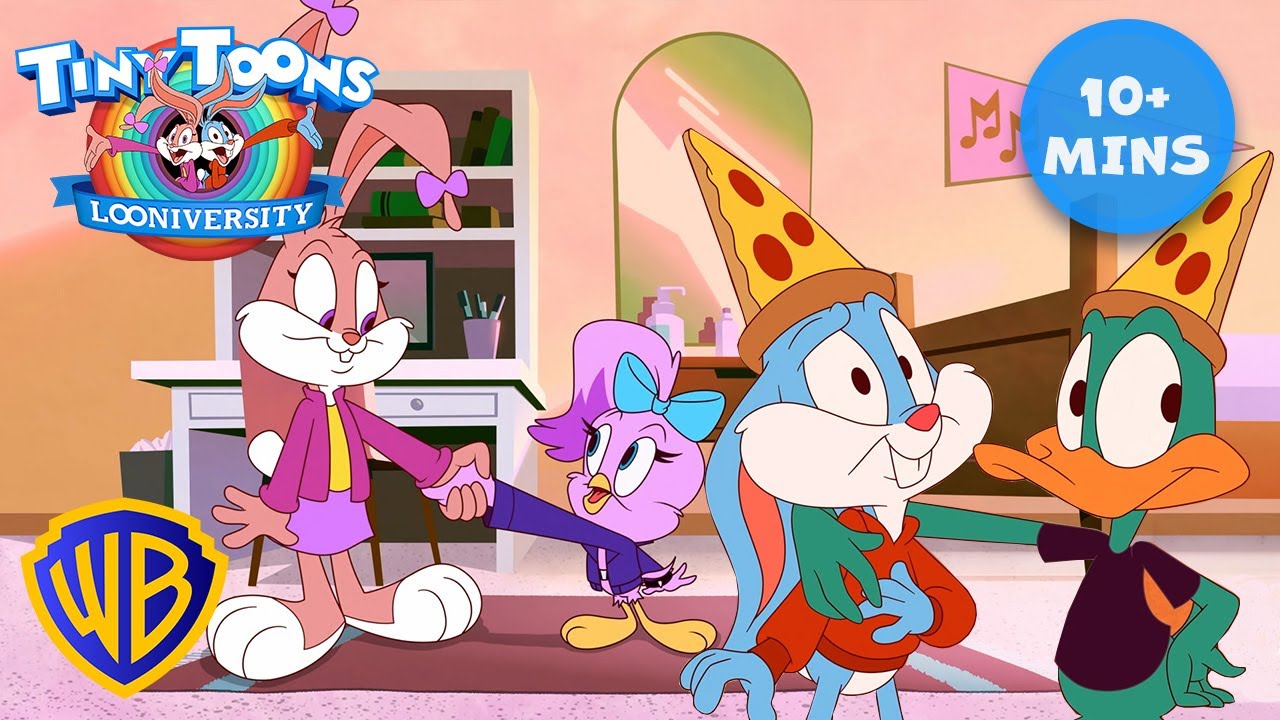 ¡Aventuras de compañeros de cuarto! 🐰🐥🐷🦆  | Tiny Toons Looniversity | @WBKidsLatino