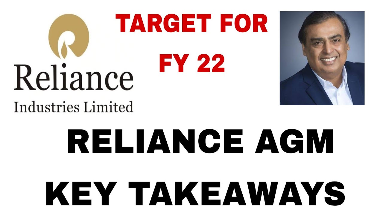 RELIANCE AGM 2021 KEY TAKEAWAYS💰RIL AGM 2021💰RELIANCE LATEST NEWS💰RELIANCE SHARE PRICE TARGET