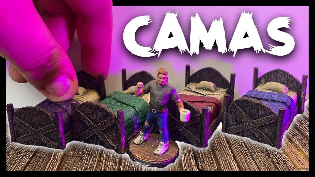 Las mejores CAMAS 🛏️ para DnD / DIORAMAS /// Decora tus posadas!!