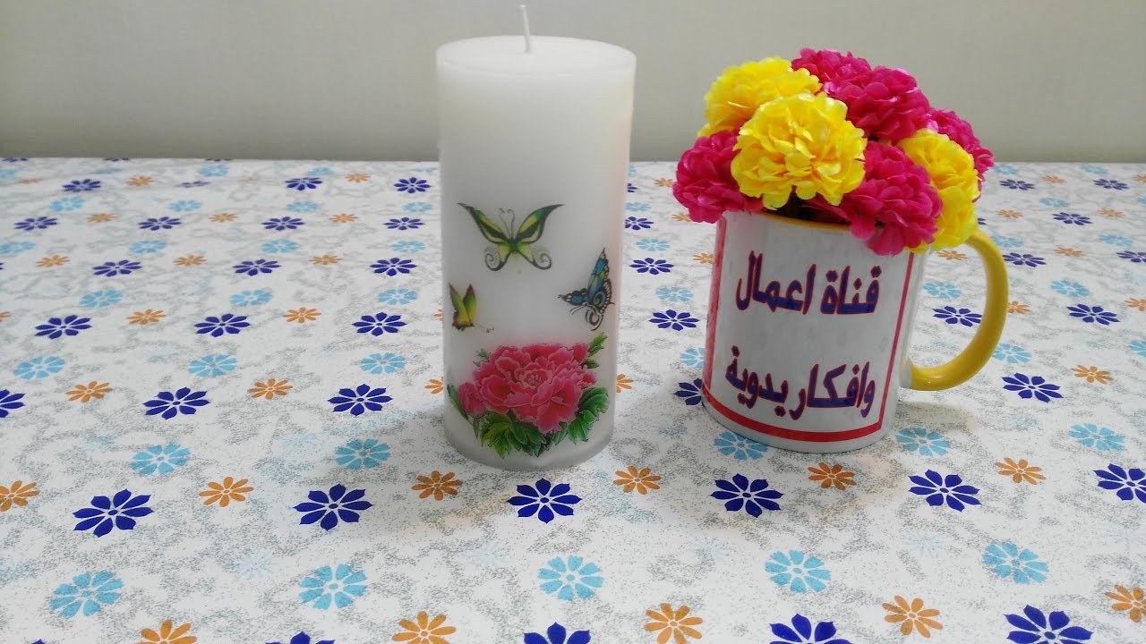 اخر فديو على القناة /الطبع على الشمع  بااستخدام التاتو #اعمال_ندى