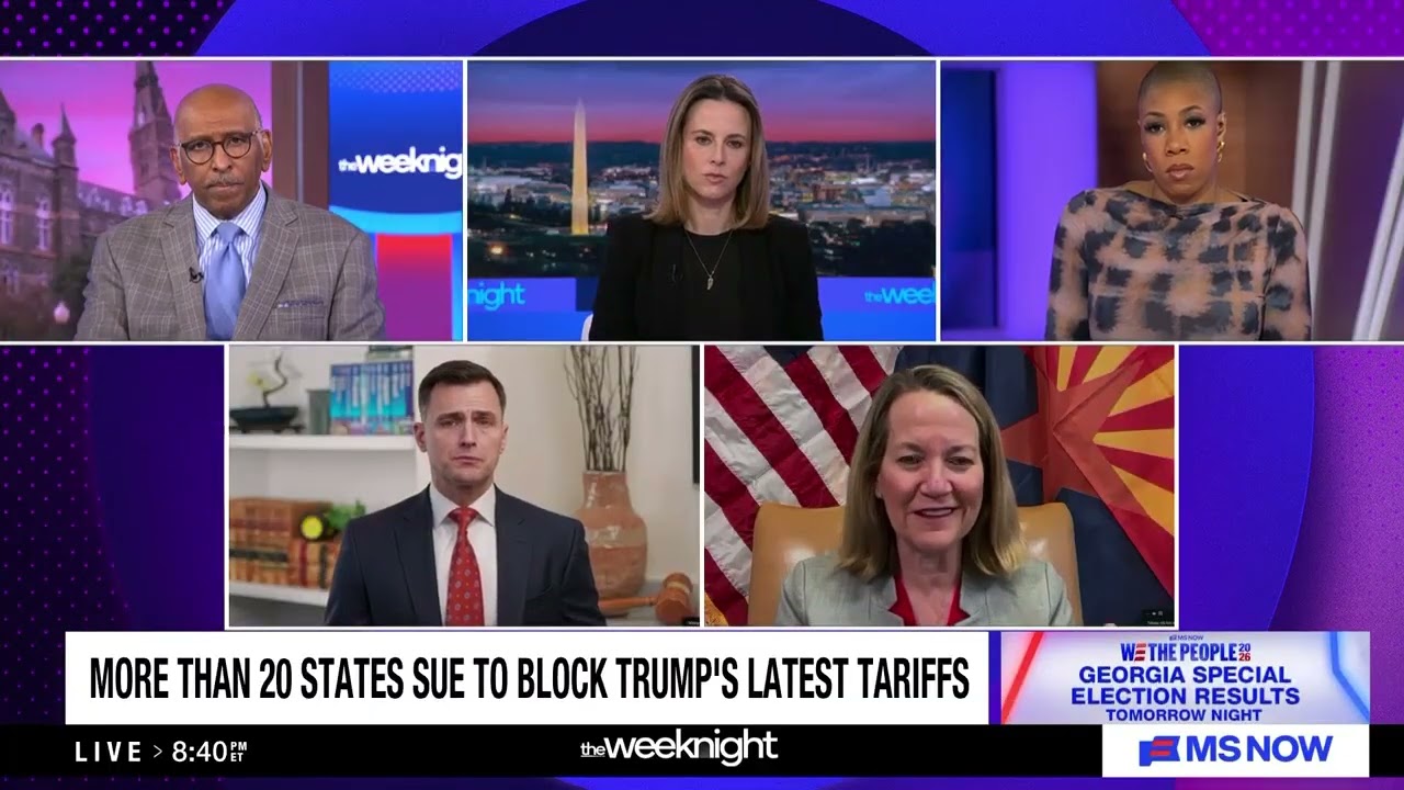 AG Kris Mayes joins MSNOW’s The Weeknight: Fighting Tariffs and the FBI’s New 2020 Election Probe