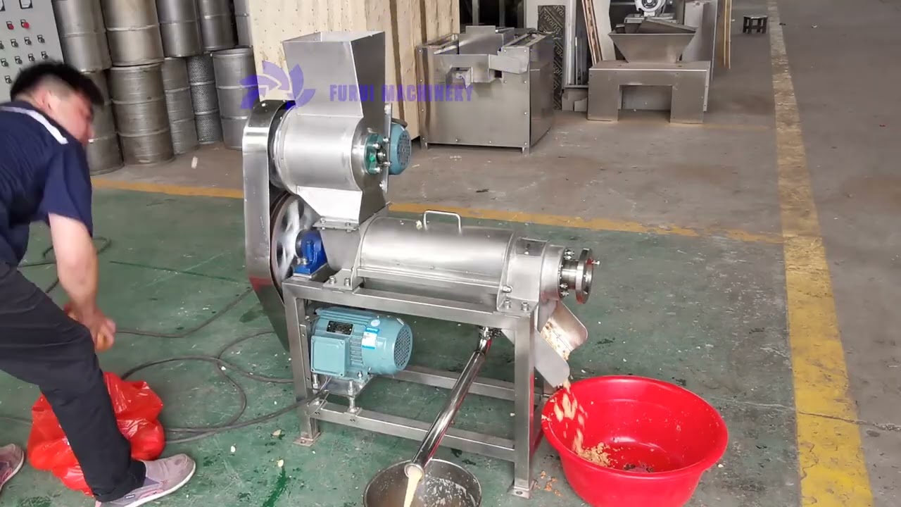 Industrial Apple Juicer Machine | Screw Juicer Machine