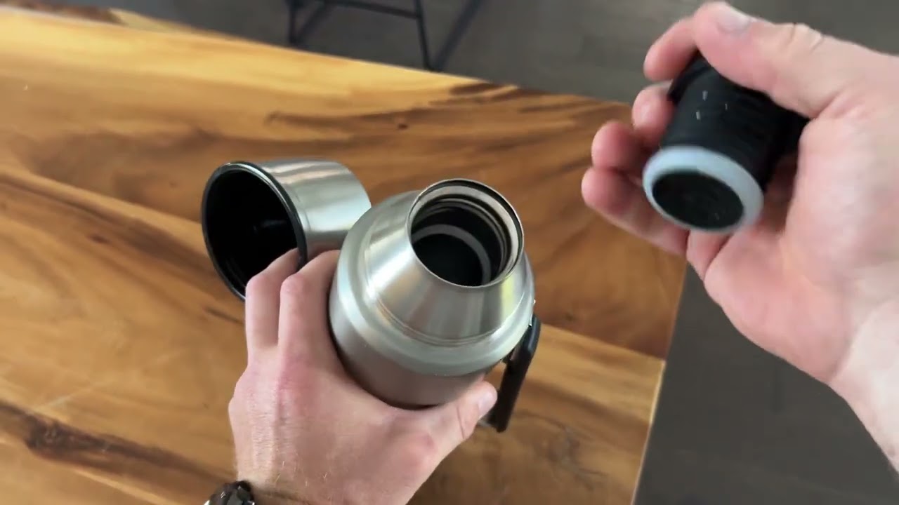 THERMOS Stainless King Vacuum Insulated Beverage Bottle Review, Using This Camping & Fishing